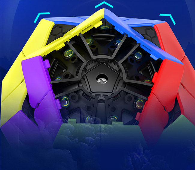DianSheng Galaxy Kilominx M Magnetic Speed Cube